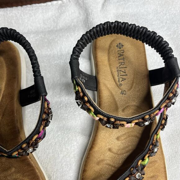 Patrizia By Spring Step Shoes Women's Size 9 Jeunesse Embellished Sandal Size 40 - Picture 3 of 7